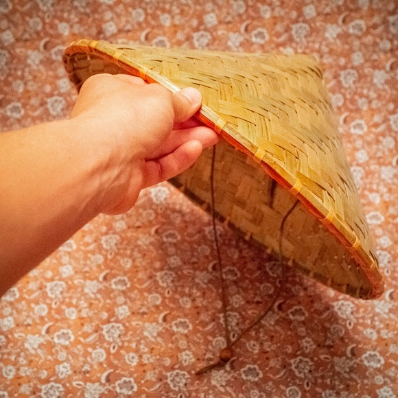 asian rice paddy hat